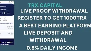 BEST TRX MINING PROJECT |LIVE WITHDRAW AND DEPOSIT |2022 TRX BEST PROJECT