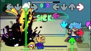 FNF Pibby Corrupted vs Glitch Jake | ELASTIC_DESTRUCTION