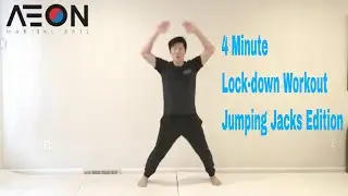 4 Minute Lockdown Workout - Jumping Jacks Edition with Master Jason