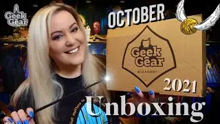 GEEK GEAR WIZARDRY OCTOBER 2021 STANDARD BOX UNBOXING | VICTORIA MACLEAN #OctoberGeekGear2021