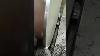 Turning A 16 Inches by 1/4 Inch Thick Plain Steel Plate.