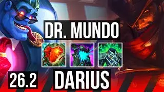 DR. MUNDO vs DARIUS (TOP) | NA Grandmaster | 26.2