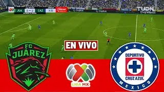 🔴  JU&Aacute;REZ vs CRUZ AZUL EN VIVO 🏆 LIGA MX M&Eacute;XICO &ndash; CLAUSURA | RONDA 4 Video Game Simulation