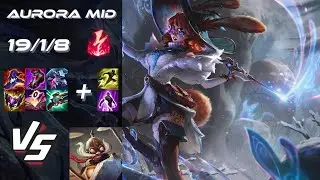 MID Aurora vs Corki - EU Challenger Patch 25.S1.4