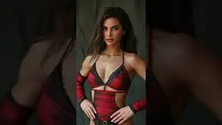 Beautiful AI model in FIERCE Dress #shorts #aifashion #catwalk #fashionstyle #ootd #stunningmodel