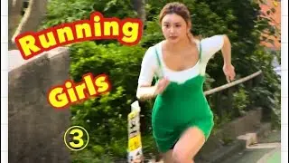 Boston Idol &hearts;️ Running Girls ③ uphill JAPAN 走る女 登り坂 @running 