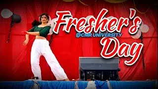 Celebrating my Last FRESHER'S Day @CMR.University