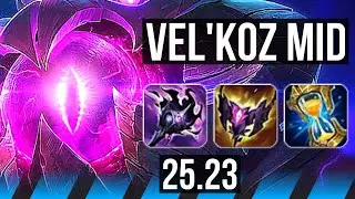 VEL'KOZ vs SYNDRA (MID) | 800+ games | EUW Master | 25.23