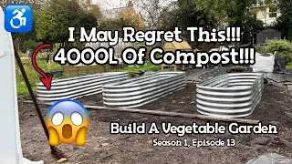 Строительство и заполнение моих новых приподнятых грядок | 4000 л компоста 😳🌱 Садоводство для люд...