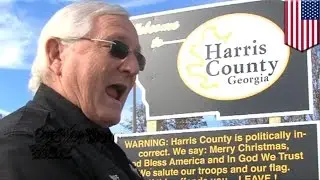 Politically incorrect: Georgia sheriff upsets folk with patriotic, un-PC 'welcome' sign - TomoNews