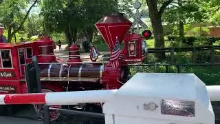 This is where the train from St Louis zoo passed by (old footage)