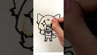 Aggretsuko Drawing in 60 Seconds #aggretsuko #drawing #sanrio