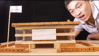 DIY Mini hospital with Mini Bricks - Bricklaying Model