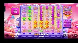 SUGAR RUSH SUPER SCATTER FEATURES GALORE!! 
