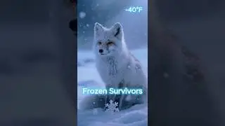 Top 4 Animals That Survive Freezing Cold Like Superheroes #animals #shorts #cute