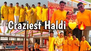 Craziest Haldi Vlog Ever! 😂💛 Pool Party, Dance & Family Fun