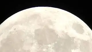 Zoom on the White, Bright & Beautiful Moon