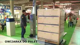 Owijarka do palet Cyklop - pakowanie w magazynie i zakładzie produkcyjnym