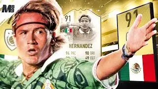 FIFA 19 ICON MOMENTS HERNANDEZ REVIEW | 91 ICON HERNANDEZ PLAYER REVIEW | FIFA 19 ULTIMATE TEAM