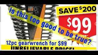 Gearwrench Flex head 12pc Set. 9901DBE.Too good to be true?