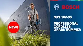 NEW BOSCH GRT 18V-33 PROFESSIONAL CORDLESS GRASS TRIMMER