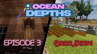 Automating Farming with Create Mod! | Ocean Depths Modpack Ep. 3