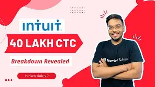 Intuit 40 Lac CTC Breakdown | Base, Bonus, In-hand Salary | Software Engineer