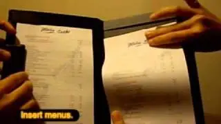 LED Menu Book