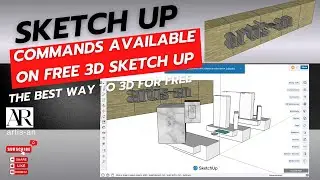Tutorial for Available Commands on free 3d Sketch Up