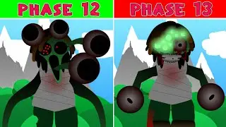 Sprunki New Human &ndash; Phase 12 vs Phase 13 Mod Comparison