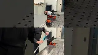 Tap wrench vs. impact wrench. | Machining of M30 threads around 3x faster.