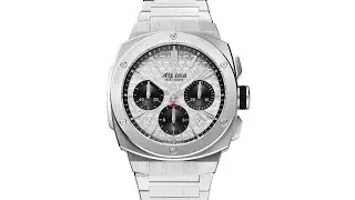 Alpina luxury men watch Silver Mens watch Automatic Chronograph Silver Stainless Steel 