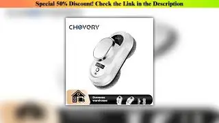 Discount CHOVERY Robot vacuum cleaner window cleaning robot window cleaner electric glass limpiacri
