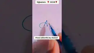 Letter A Signature Style | How to sign letter A | Creative Signature Style