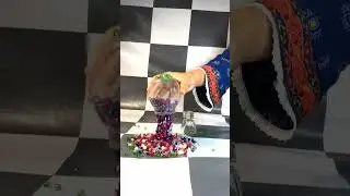 Magic motion of beads #ytshort #mesmerizingvideo #colorfulactivity #amazingshorts