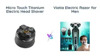 🔥 Comparison: Microtouch Titanium Head Shaver vs Electric Razor for Men 🔥