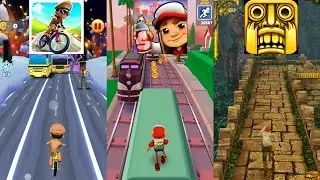 Little Singham Cycle Race 🆚 Subway Surfers 🆚 Temple Run New Update