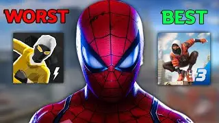 Playing Every WORST to BEST Spiderman Mobile Games 
