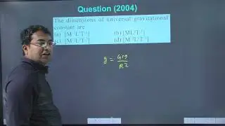 The dimensions of universal gravitational constant are | NEET Physics | jps classes  | Navneet Sir