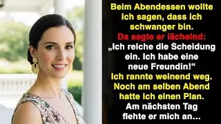 Beim Abendessen wollte ich meine Schwangerschaft verkünden, doch mein Mann kam mit seiner Geliebten…