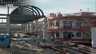Ameristar Casino construction workers fall behind schedule due to weather in 1995