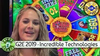 Roller Wheel Jungle Roll, Slot Machine Preview G2E 2019 (#G2E2019) Incredible Technologies