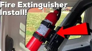 Installing the Rugged Ridge Elite Fire Extinguisher holder