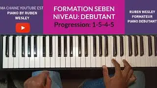 #1 Seben débutant 1-4-1-5. Tutorial Piano