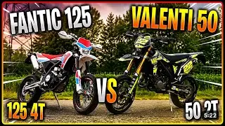 FANTIC 125 4T VS VALENTI SM 50 2T🤔! 125 4T VS 50 2T!