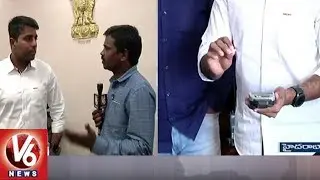 Enforcement Director Viswajith Face To Face Over GHMC Sanitary Field Workers Biometric Fraud | V6