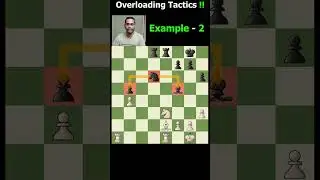 Overloading tactics | Chess Vaasam #chess #tactics #shorts