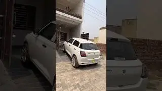 New swift modified with 18 inch alloy wheel