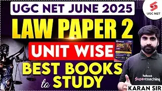 UGC NET Law Preparation Books | UGC NET Law Study Material | UGC NET Law Best Books 📚 by Karan Sir
