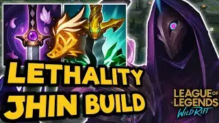 EX TOP 1 JHIN GAMEPLAY | LETHALITY BUILD | DARK COSMIC JHIN WILD RIFT | WILD RIFT